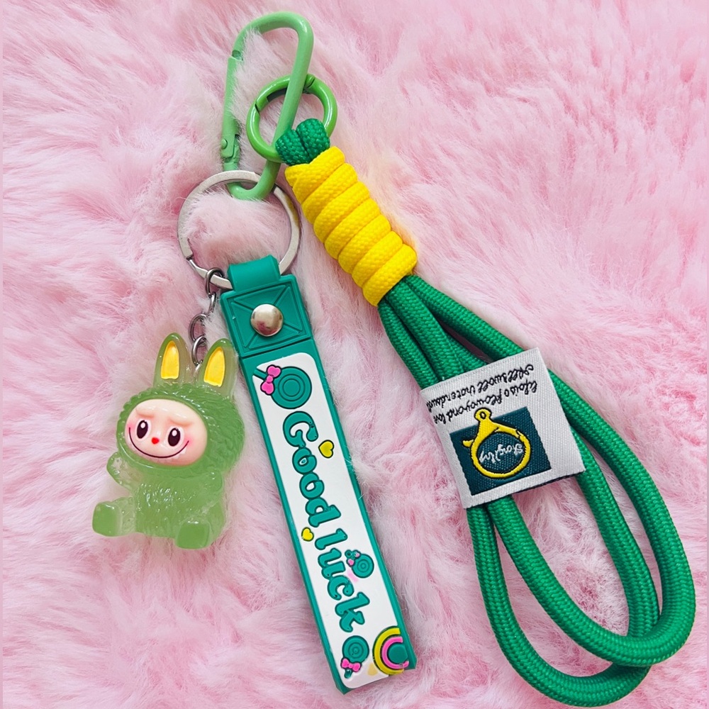 Labubu Keychain With Good Luck Decoration - Picture 2 of 2